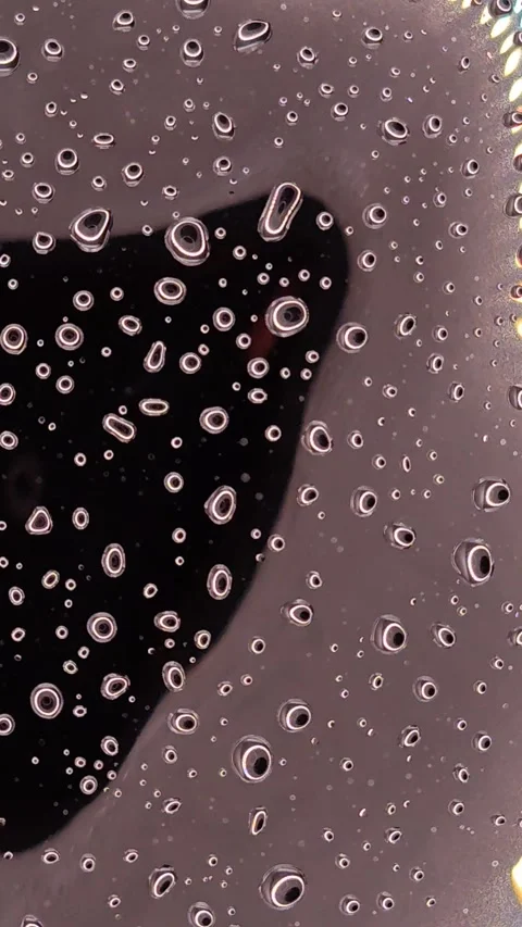 Macro photography of a drop Stock Footage 325050820