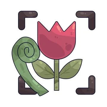 Macro photography illustration Illustrazione stock
