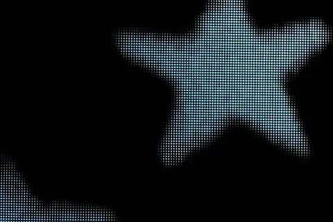 Macro photography of an OLED display. Stockfoto's