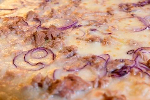 Macro pizza Stock Photos