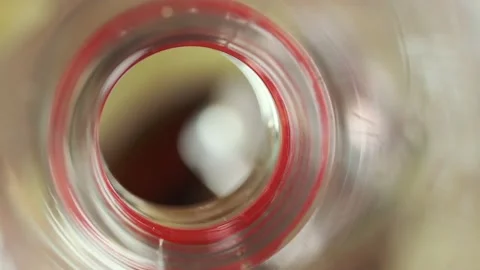Macro Pouring Water Stock Footage 131686583