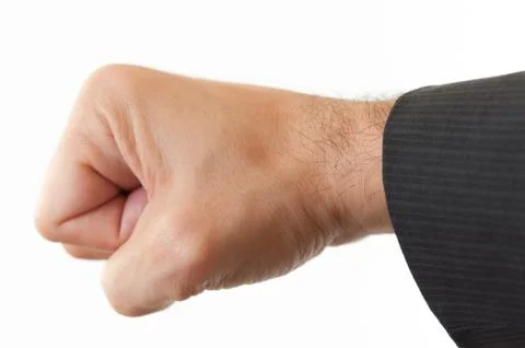 Macro of punch in white background in studio Stock Photos