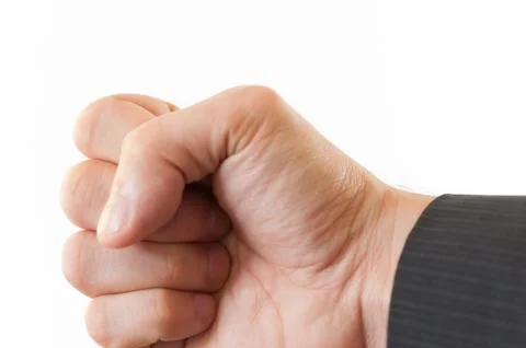 Macro of punch in white background in studio Foto stock