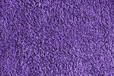 Macro of purple microfiber bath towel, soft fluffy fabric, absorbent materi.. Stock Photos