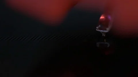 Macro of a Record Player Stylus on Vinyl. Stock Footage 71221205