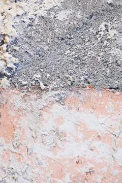 Macro of red brick in wall Stock Photos