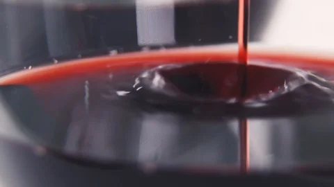 Macro red wine Stock Footage 114075429