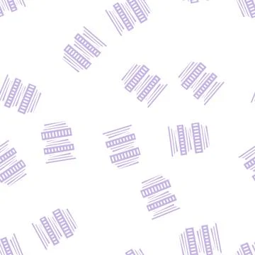 Macro rings glyph vector seamless pattern Illustrazione stock