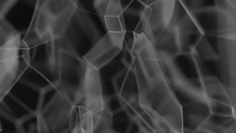 Macro, rotating close-up of foam look like unusual structural bubbles. Video stock 95745237