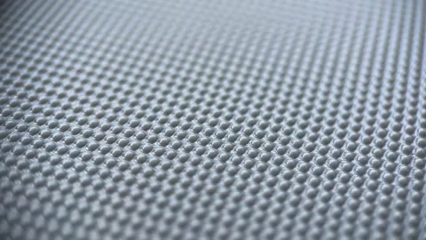 Macro Rotation Gray Convex Texture Background Stock Footage 278993947