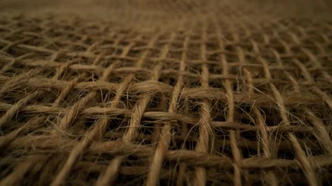 Macro sack texture zoom out Stock Footage 229449463