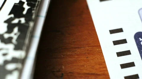 Macro scantron fly over Stock-Footage 751809