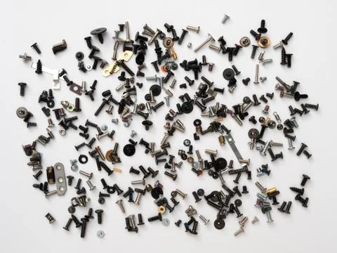 Macro Screws Foto stock