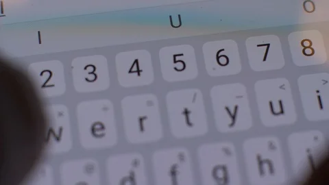 Macro, sending a text message about a business meeting Stock Footage 87829999