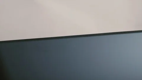 Macro shooting of a mobile device with smooth camera movement Stock Footage 113328282