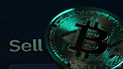 Macro shot of a bit coin Crypto currency Vídeos de archivo 152650802