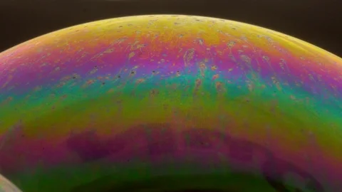 Macro Shot Of Bubbles On A Black Background Stock Footage 129712600