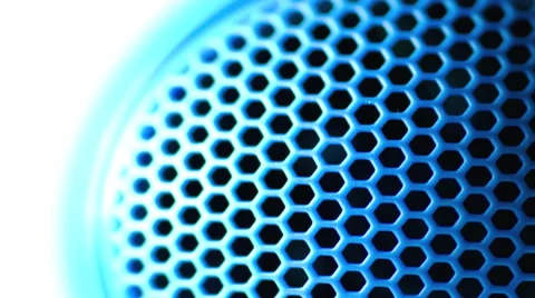 Macro Shot of Car Interior Audio Speaker. 库存影片 57140141