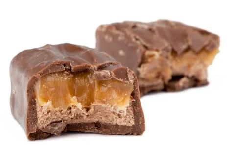 Macro shot of chocolate bars Stock Photos