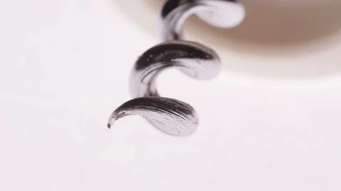 Macro shot of the churos bread with the tiny bits Video stock 102387063