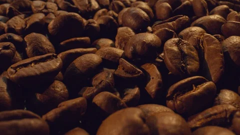 Macro shot of coffee beans Stock Footage 112240484