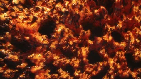 Macro Shot of Colored Magnetic Liquid Stock Footage 189871821
