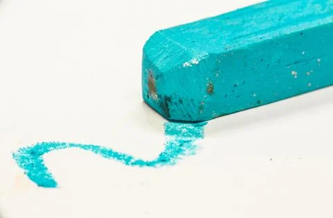 Macro shot of colored pastel Stock Photos