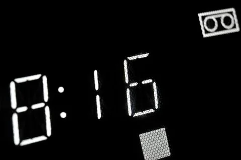 Macro shot-display of the broadcast video player Stock Photos