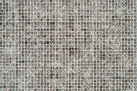 Macro shot of fine brown beige fabric in a square shape Stock Illustration