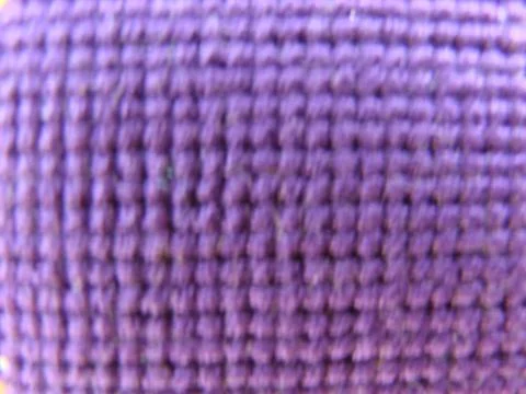 Macro shot fragment embroidery pattern brown thread handmade embroidery, patt Foto stock