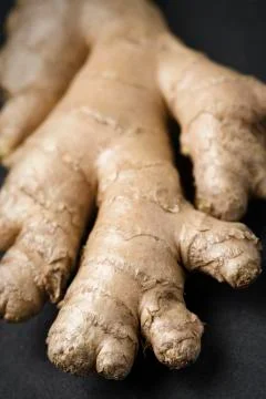 Macro shot of a ginger. Stock Photos