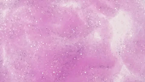 Macro Shot of Gold Particles made of Powder, Cosmetic Texture in Water Descend Stock-Footage 248131856