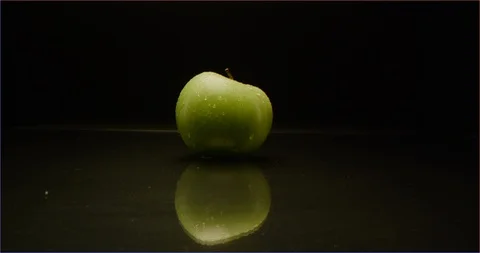 Macro shot of green apple Stock Footage 126260957