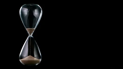 Macro shot of hourglass Stock Footage 253180606