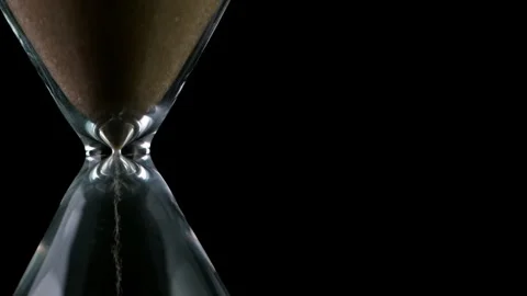 Macro shot of hourglass Stock Footage 253180744