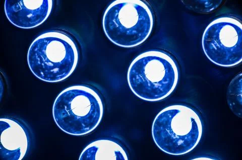 Macro shot of led light array Stock Illustration