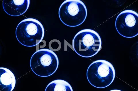 Macro shot of led light array Stock Illustration