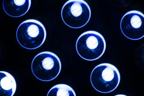 Macro shot of led light array Stock Illustration