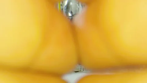 Macro shot of man's hands being washed Stock Footage 131060726