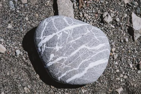 Macro Shot of A Marbled Stone Stock Photos