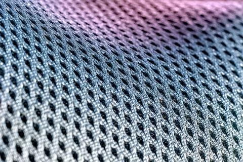Macro shot of a mesh-like undulating gray-silvery purple surface Stock Illustration