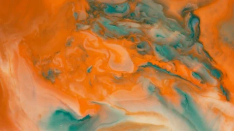 Macro shot of mixing multiple acrylic colors Stock Footage 113325841