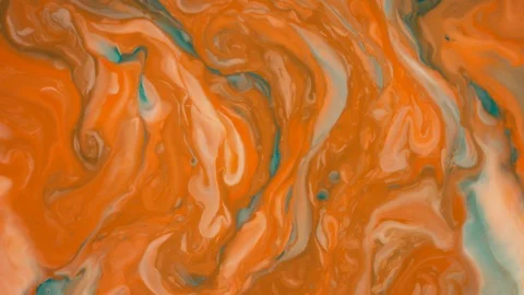 Macro shot of mixing multiple acrylic colors Stock Footage 113325847