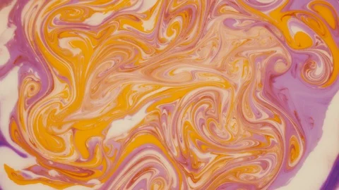 Macro shot of mixing multiple acrylic colors Stock Footage 113325901