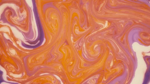 Macro shot of mixing multiple acrylic colors Stock Footage 113325910