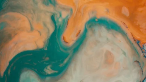 Macro shot of mixing multiple acrylic colors Stock Footage 113326036