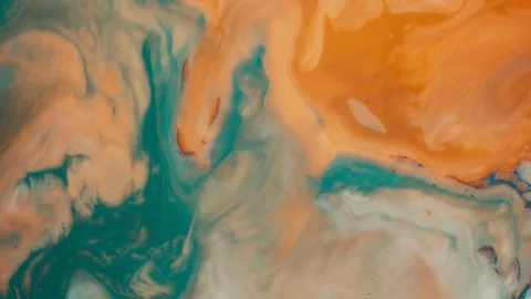 Macro shot of mixing multiple acrylic colors Stock Footage 113326039