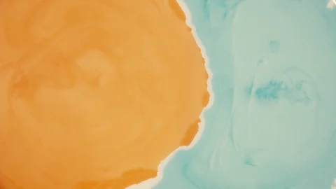 Macro shot of mixing multiple acrylic colors Stock Footage 113326043