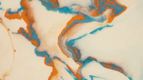 Macro shot of mixing multiple acrylic colors Stock Footage 113326058