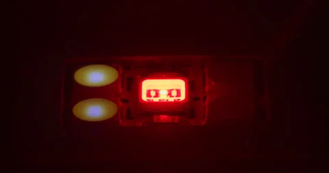Macro shot of multicolored RGB diode blinking lights. LED colored dots led light Stock Footage 248425203